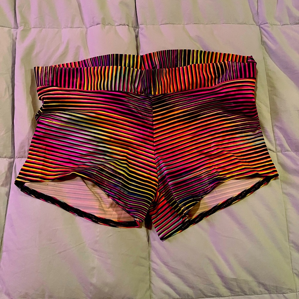 Neon Black Milk Bummers Short Shorts size XL